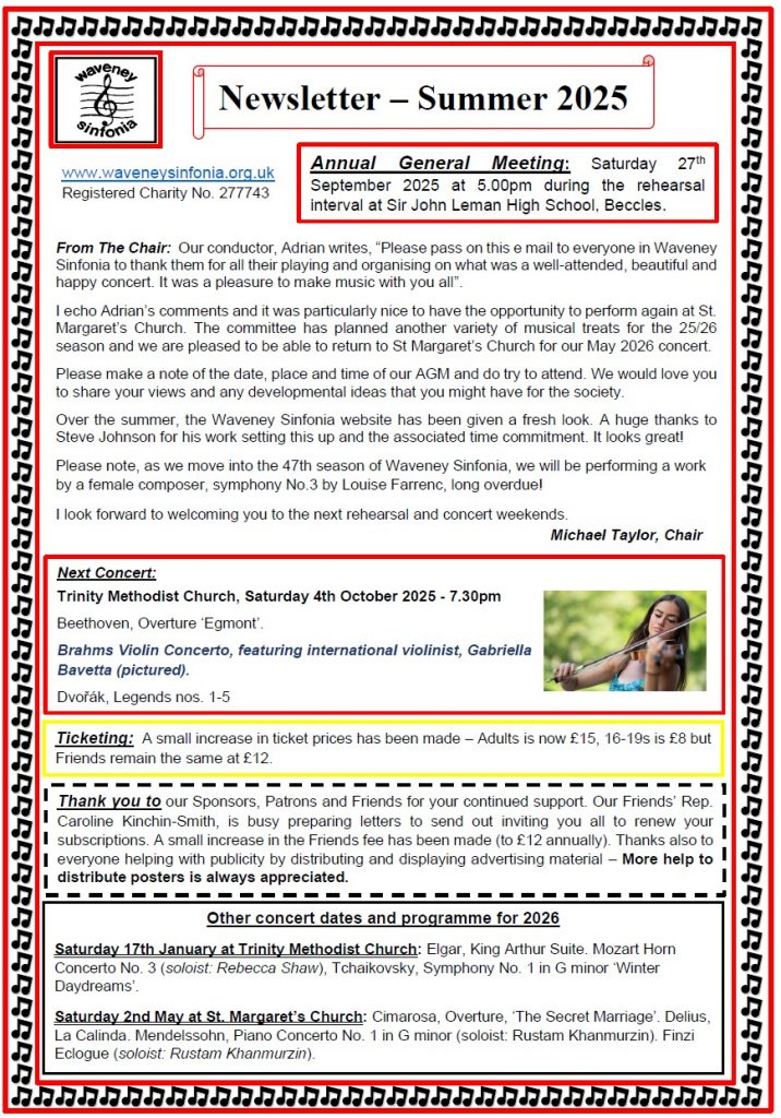 Newsletter Summer 2025